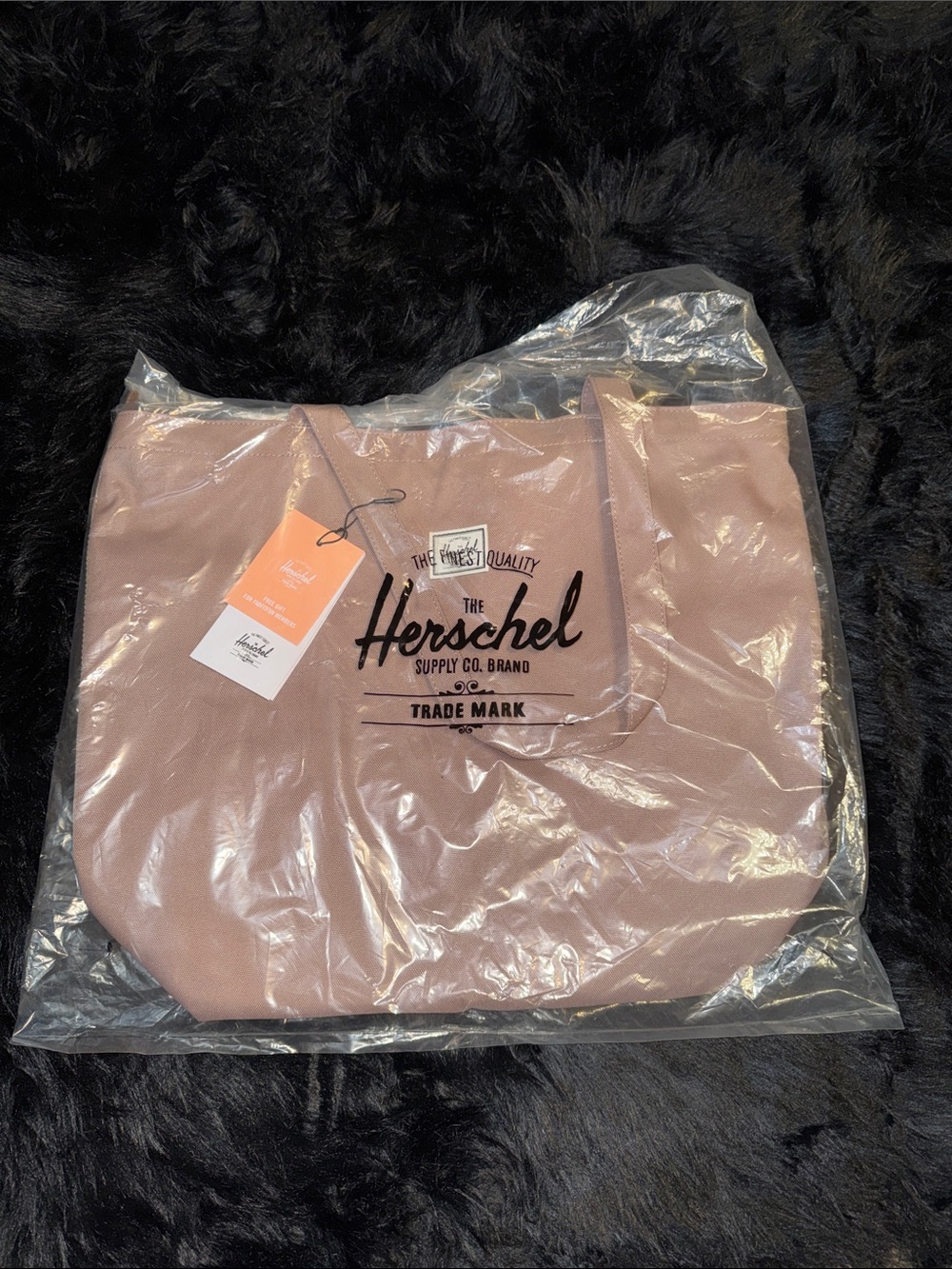 Herschel Supply Company Blush Pink Logo Tote Bag 12L